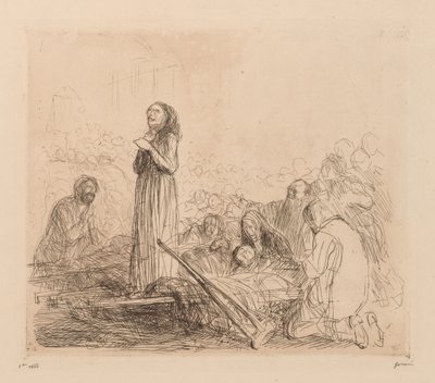Het wonder van Lourdes door Jean Louis Forain