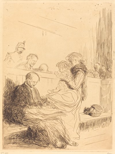 De Gevangene en het Kind door Jean Louis Forain