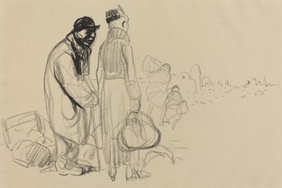 De terugkeer, ca. 1914-1919 door Jean Louis Forain