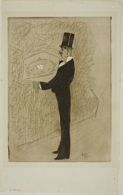 De dandy met een boeket door Jean Louis Forain
