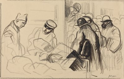 De Trein naar Bern, ca. 1914-1919 door Jean Louis Forain