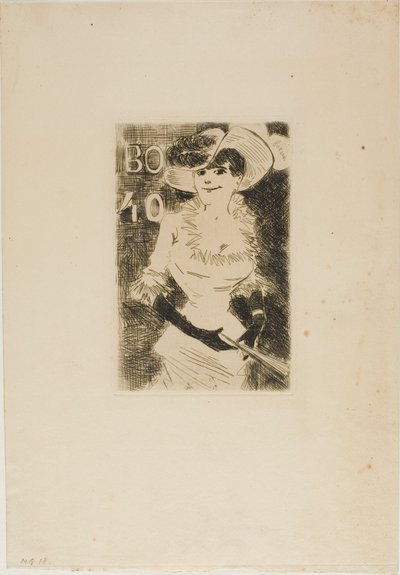 De wandelaar door Jean Louis Forain
