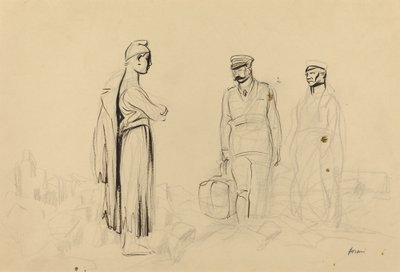 Naar Vrede, ca. 1914-1919 door Jean Louis Forain