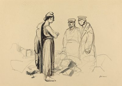Naar Vrede, c. 1914-1919 door Jean Louis Forain
