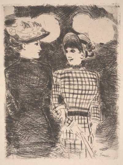 Twee Vrouwen door Jean Louis Forain