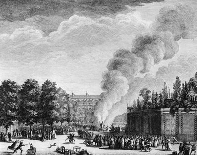 Franse revolutie, antiklerikalisme: Het model van paus Pius VI door Jean Louis II (after) Prieur
