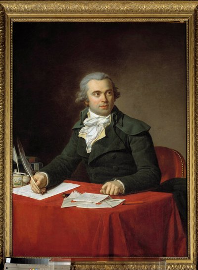 Portret van de minister van Binnenlandse Zaken Jules Francois Pare van 1793 tot 1794 door Jean Louis Laneuville