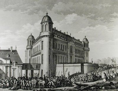 Kanonnen van Chantilly naar Parijs gebracht, 9 augustus 1789 door Jean Louis Prieur