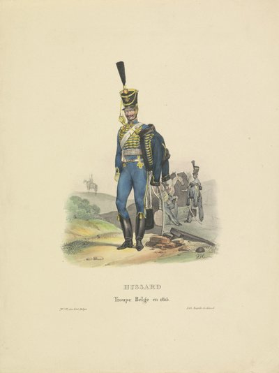 Nederlandse huzaar, 1815 door Jean Louis Van Hemelryck