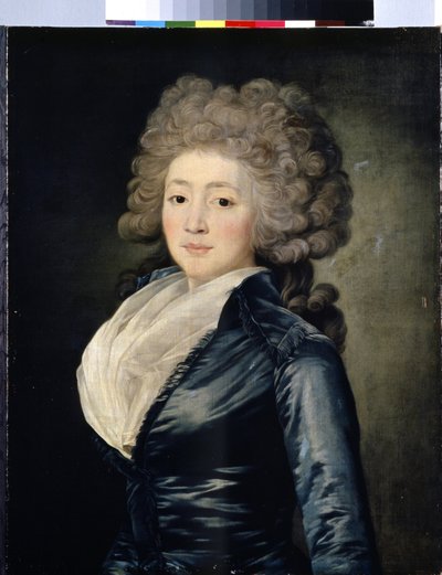 Portret van Olga Zherebtsova door Jean Louis Voille