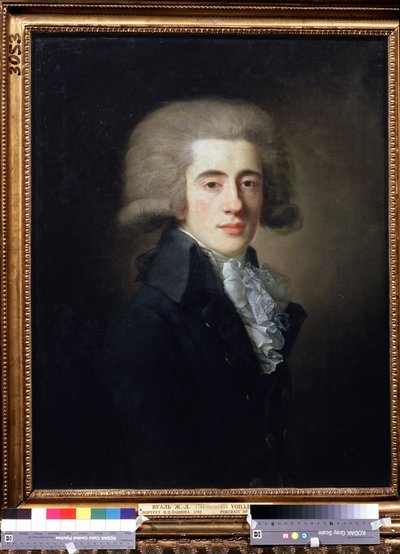 Portret van de Russische vicekanselier Nikita Panin door Jean Louis Voille