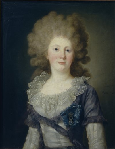 Portret van Gravin Sofia Vladimirovna Panina 1774-1844, 1791 door Jean Louis Voille