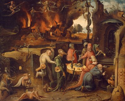 Verleiding van Sint Antonius door Jean Mandyn