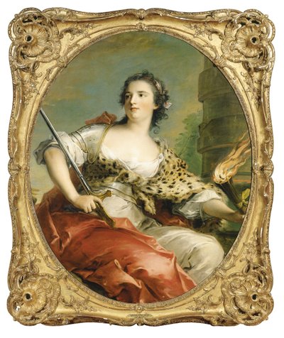 La Force, een personificatie van Moed door Jean Marc Nattier