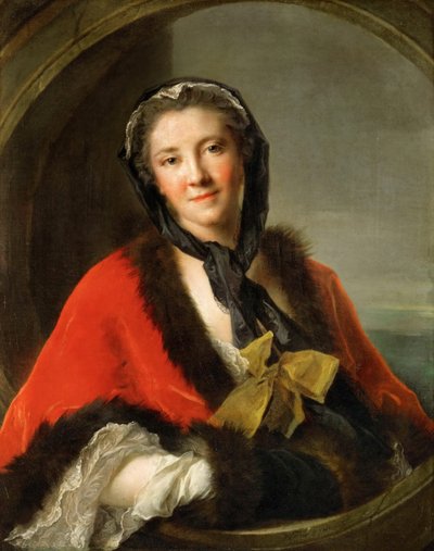 La comtesse Tessin, 1741 door Jean Marc Nattier