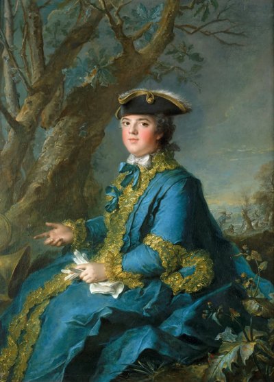 Louise Élisabeth van Frankrijk 1727-1759, Hertogin van Parma door Jean Marc Nattier