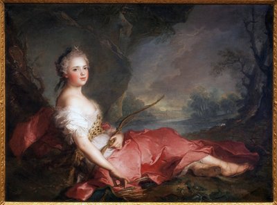 Madame Adelaide en Diane door Jean Marc Nattier