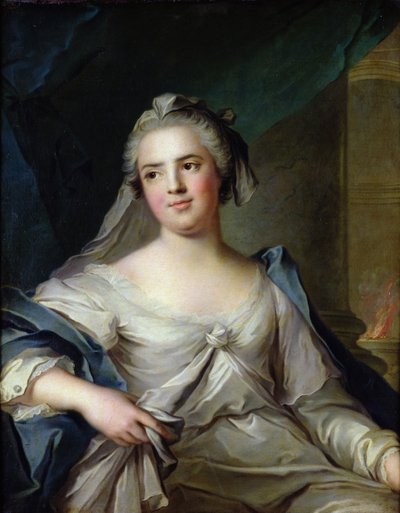 Madame Henriette als een Vestaalse maagd, 1751 door Jean Marc Nattier