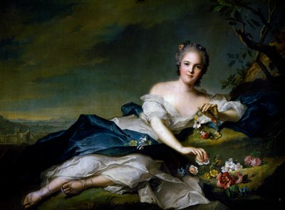 Portret van Henrietta Maria van Frankrijk door Jean Marc Nattier