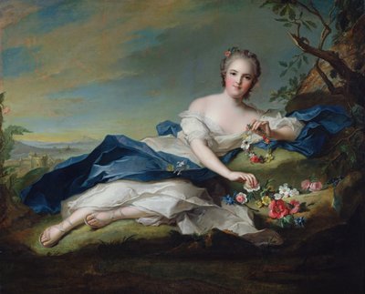 Portret van Henriette de France, ca. 1742 door Jean Marc Nattier