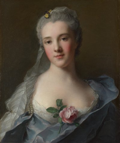 Portret van Manon Balletti door Jean Marc Nattier
