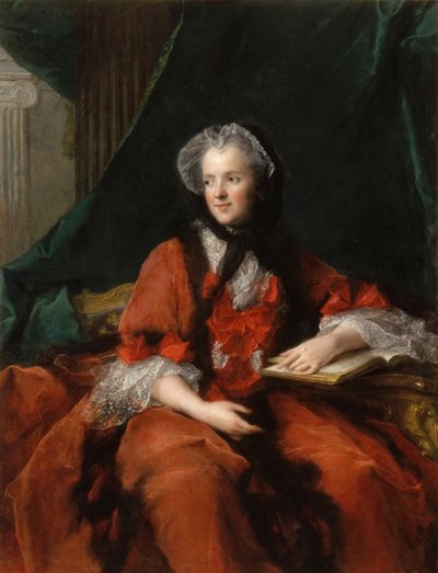 Portret van Marie Leszczynska, Koningin van Frankrijk 1703-1768 door Jean Marc Nattier