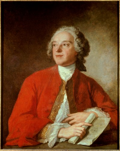 Portret van Pierre Augustin Caron de Beaumarchais (1732 - 1799) door Jean Marc Nattier