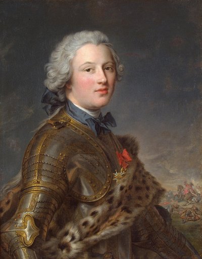 Portret van Pierre Victor, baron de Besenval de Brünstatt 1722-1794, tweede helft van de 18e eeuw door Jean Marc Nattier