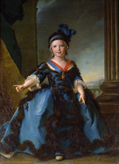 Portret van Prins Louis Joseph Xavier, Hertog van Bourgondië 1751-1761 door Jean Marc Nattier