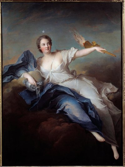 Portret van de hertogin van Chateauroux in Aurora door Jean Marc Nattier