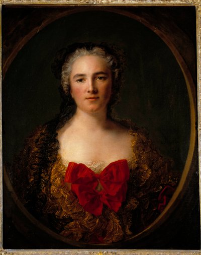 Portret van de markiezin Louise Elisabeth De Dreux Breze door Jean Marc Nattier