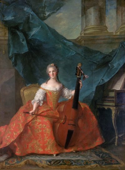 Prinses Anne Henriette van Frankrijk 1727-1752 door Jean Marc Nattier