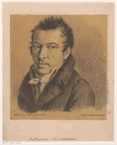 Portret van Antoine Ignace Steyaert door Jean Matthieu Kierdorff