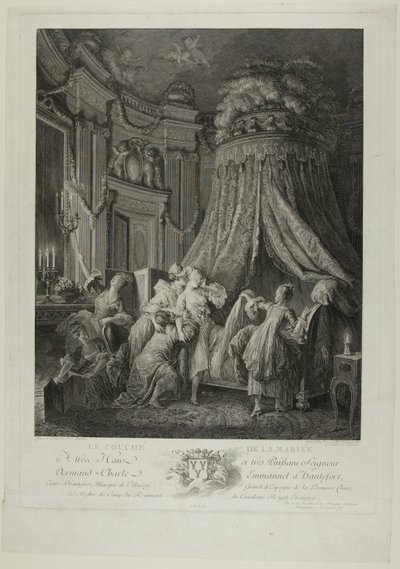 De bruidegom door Jean Michel Moreau