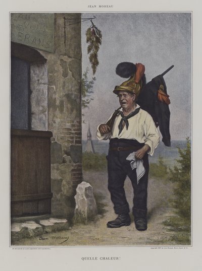 Quelle Chaleur (Wat een hitte) door Jean Michel the Younger (after) Moreau