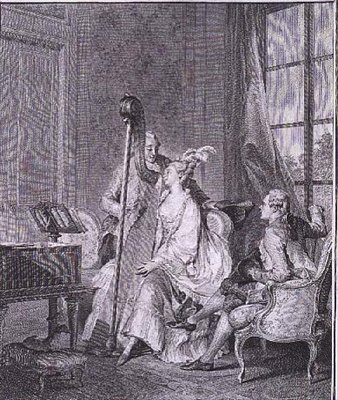 De gemeenschappelijke akkoord, gegraveerd door I.S. Helman (1743-1809) door Jean Michel the Younger (after) Moreau