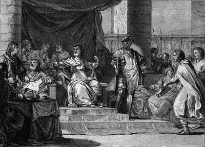 Denkbeeldige voorstelling van het bewind van Merovingische 