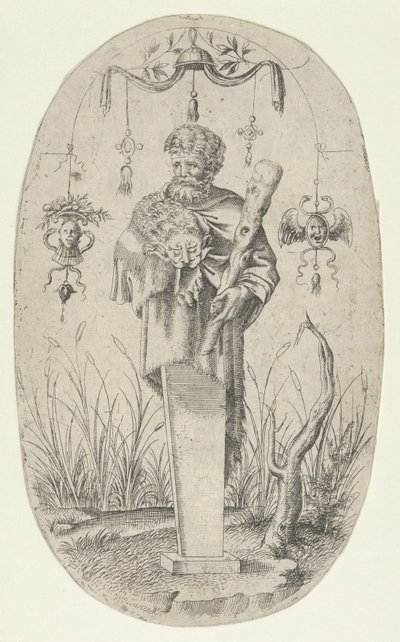 Hercules met zijn knuppel door Jean Mignon