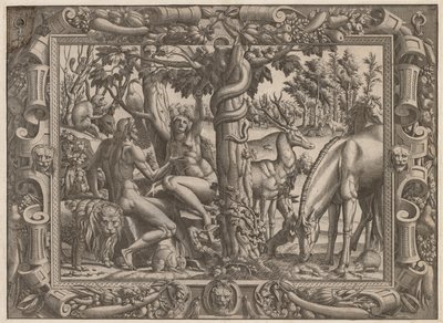 De verleiding van Eva door Jean Mignon