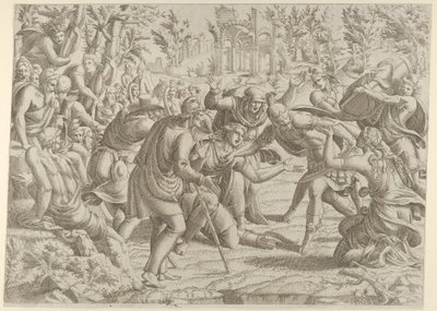 De Verraderlijke Sinon naar het Kamp van Trajanus Gebracht door de Herders door Jean Mignon
