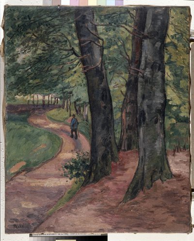 De rand van het bos van Eu door Jean Misceslas Peske