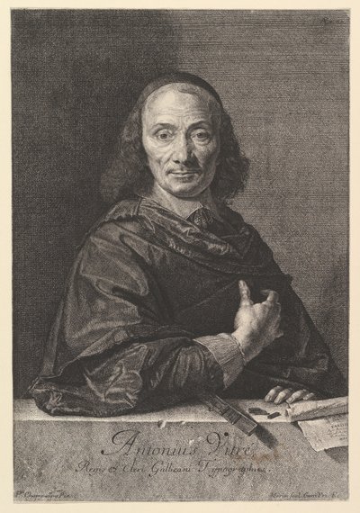 Antoine Vitre, typograaf van de koning door Jean Morin