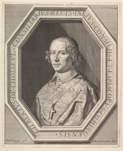 Gilbert de Choiseul-Praslin, bisschop van Comminges door Jean Morin