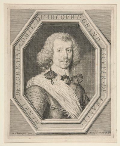 Henri de Lorraine, Graaf van Harcourt, genaamd Cadet la Perle (1601-1666) door Jean Morin