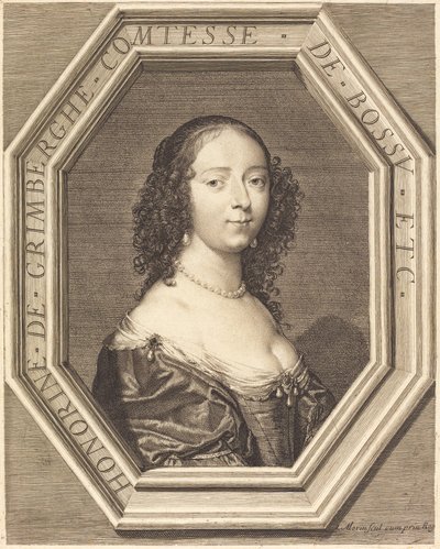 Honorine Grimberge, gravin van Bossu door Jean Morin