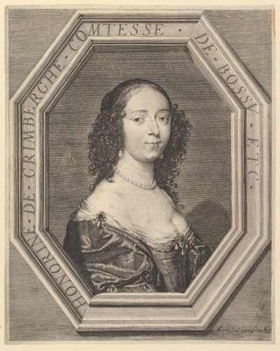 Honorine de Grimberghe, gravin du Bossu door Jean Morin