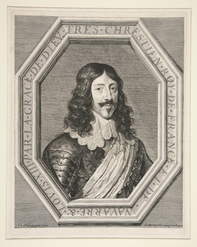 Lodewijk XIII, koning van Frankrijk (1601-1643) door Jean Morin