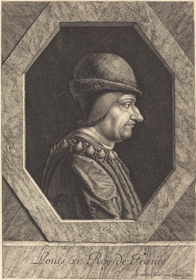 Lodewijk XI door Jean Morin