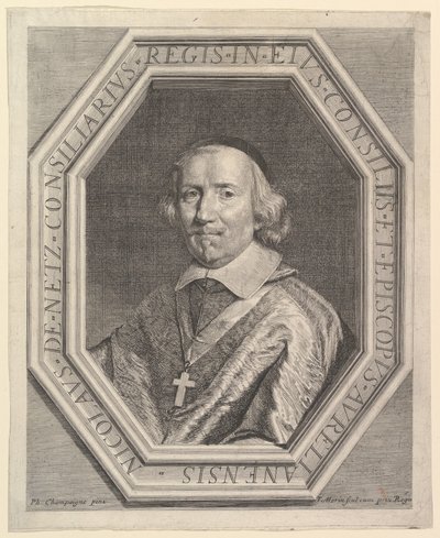 Nicolas de Netz, bisschop van Orléans door Jean Morin