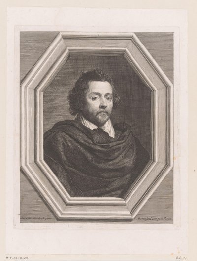 Portret van Nicolas Chrystin door Jean Morin